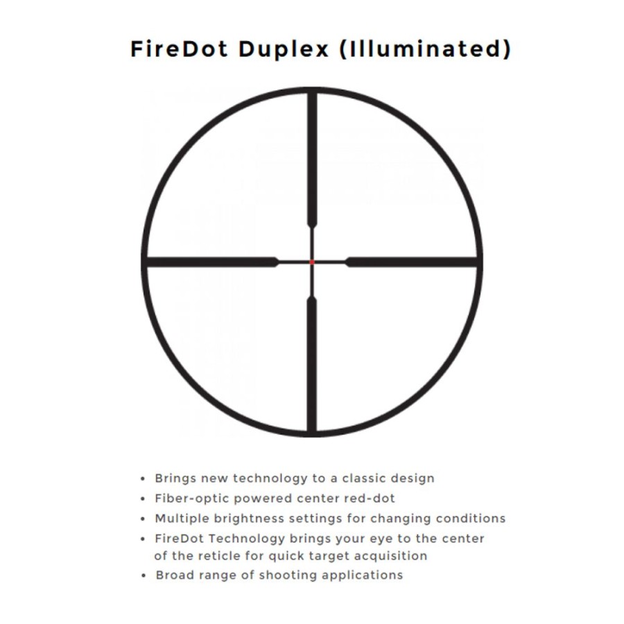 Hunting Leupold Scopes & Sights | Leupold Vx-5Hd 2-10X42Mm Cds-Xl2 Illuminated Firedot Duplex Reticle | 171389