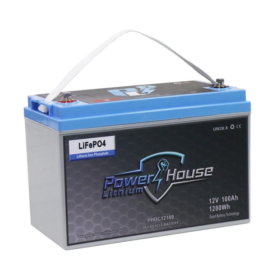 Marine Powerhouse Lithium | Powerhouse Lithium Deep Cycle Battery 12V 100Ah