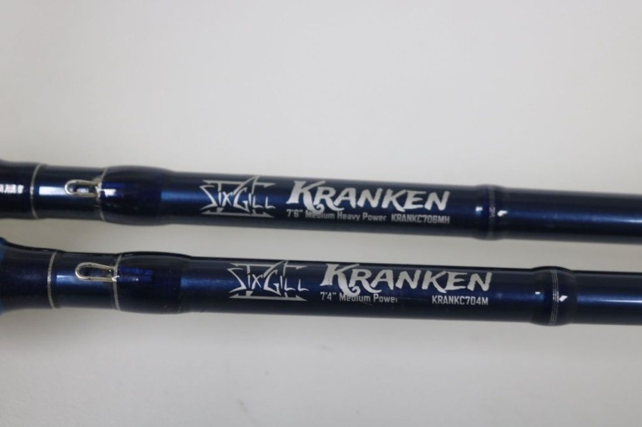 Used SixGill Casting Rods | Sixgill Kranken Krankc706Mh And Krankc704M Casting Rod - Used - Very Good Condition - American Legacy Fishing, G Loomis Superstore