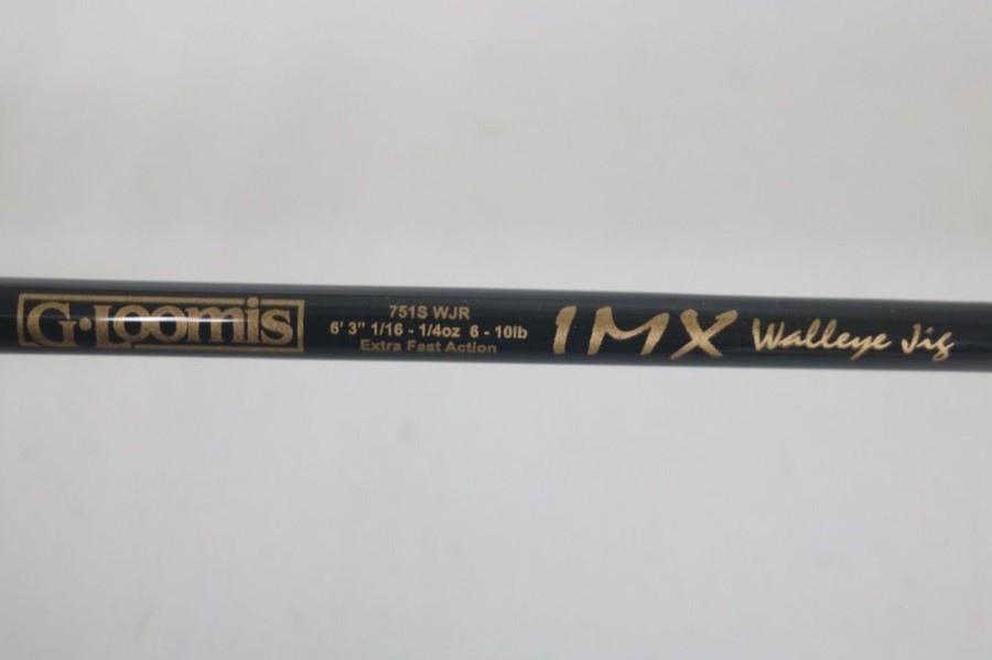 Used G. Loomis Spinning Rods | G. Loomis Imx Walleye Finesse 751S Wjr 6'3" Spinning Rod - Used - Excellent Condition - American Legacy Fishing, G Loomis Superstore