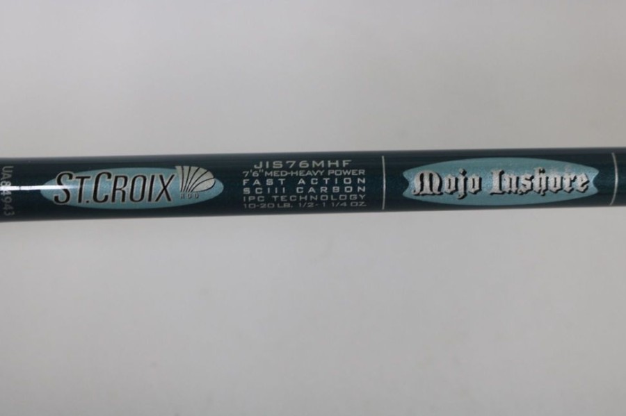 Used St. Croix Spinning Rods | St. Croix Mojo Inshore Jis76Mhf Used Spinning Rod - Mint Condition - American Legacy Fishing, G Loomis Superstore