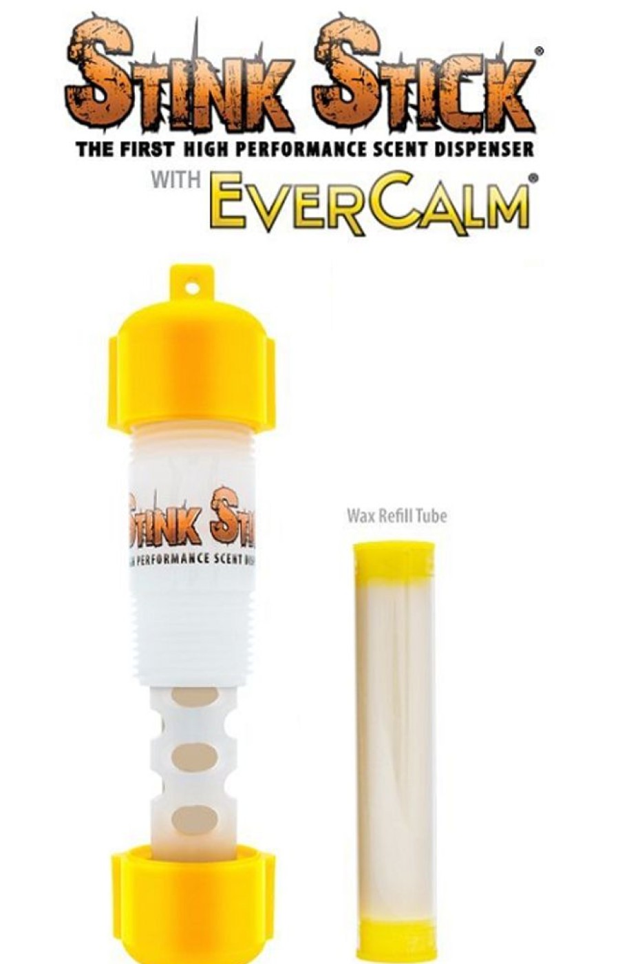 Hunting Conquest Scents Scent Control | Conquest Stink Stick Yellow Scent Dispenser With Evercalm | 16004