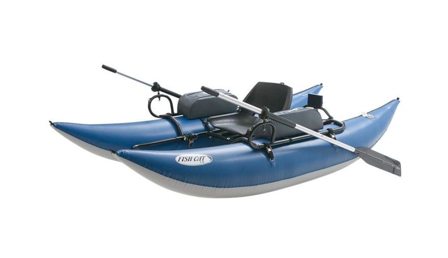 Marine Outcast Sporting Gear | Outcast Sporting Gear Fish Cat 9-Ir Inflatable Pontoon Boat Blue