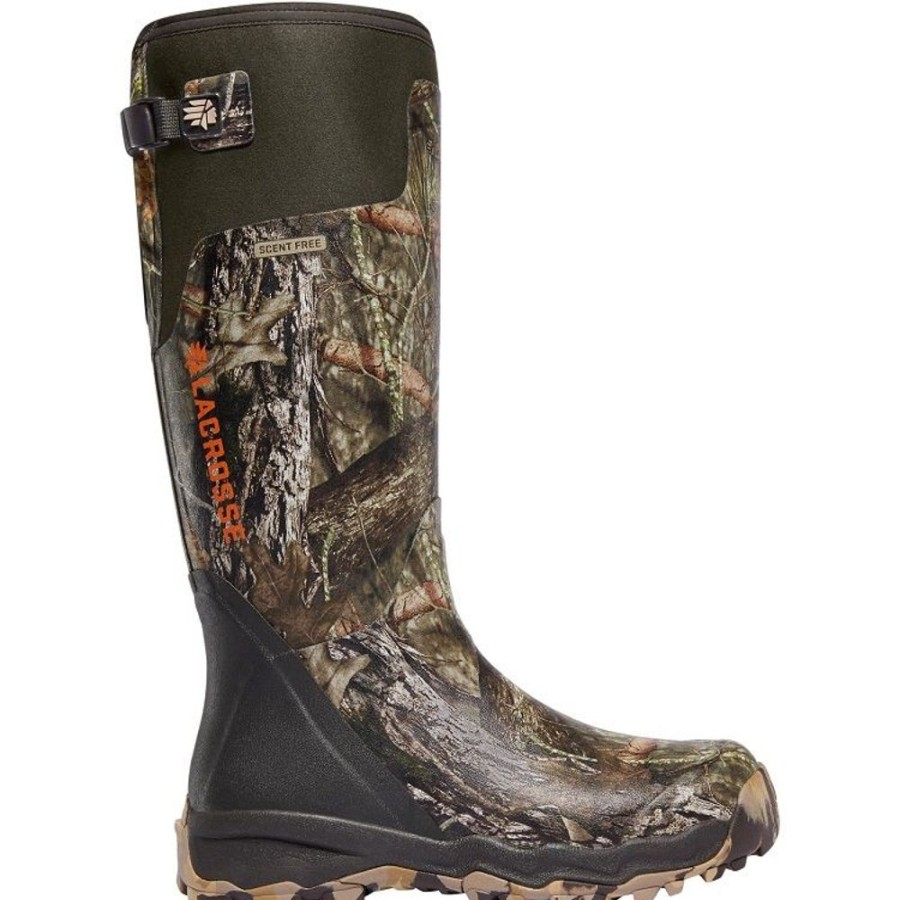 Hunting American Legacy Fishing | Lacrosse Alpha-Burly Pro Boots Mossy Oak Breakup Country Camo 18" Non-Insulated