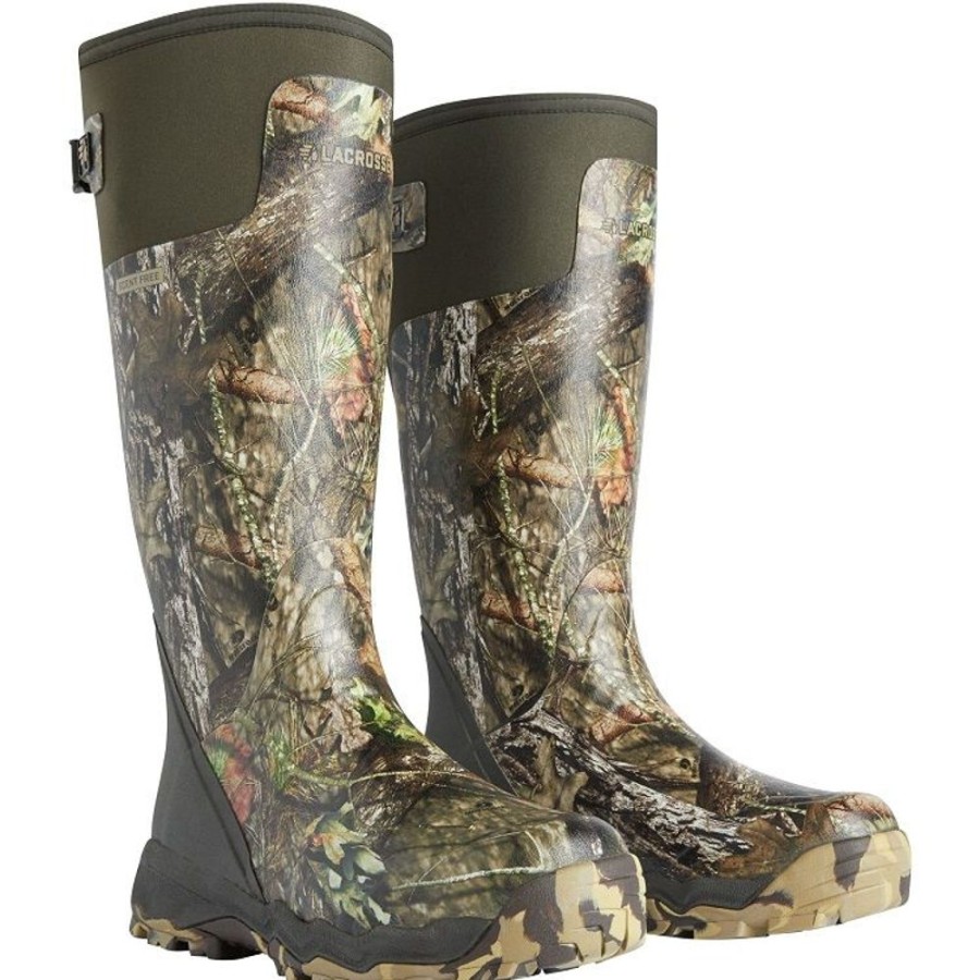 Hunting American Legacy Fishing | Lacrosse Alpha-Burly Pro Boots Mossy Oak Breakup Country Camo 18" Non-Insulated