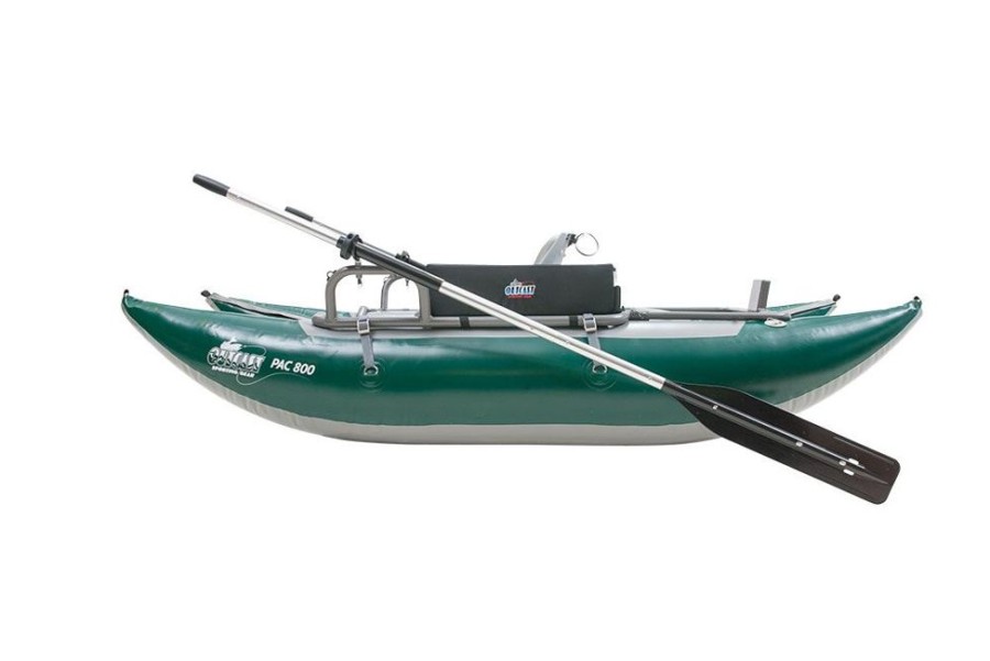 Marine Outcast Sporting Gear | Outcast Sporting Gear Pac 800 Series Inflatable Pontoon Boat Green