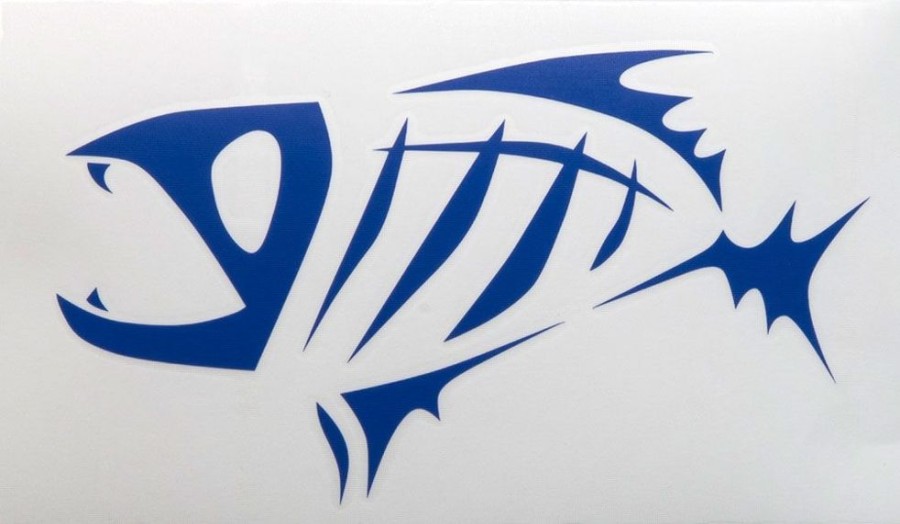 Fishing American Legacy Fishing Decals | G. Loomis Skeleton Fish Boat Decal Set