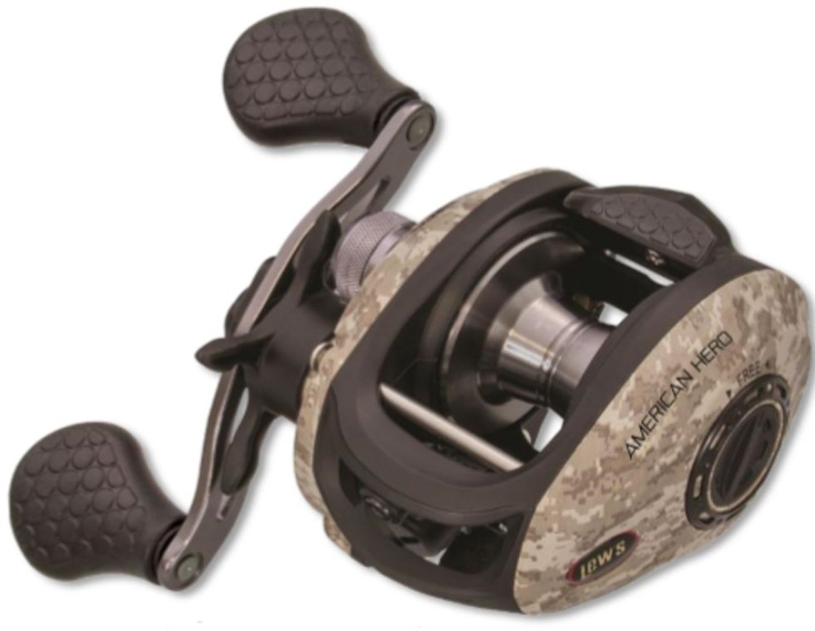 Fishing American Legacy Fishing Casting | Lew'S American Hero Camo Speed Spool Casting Reels