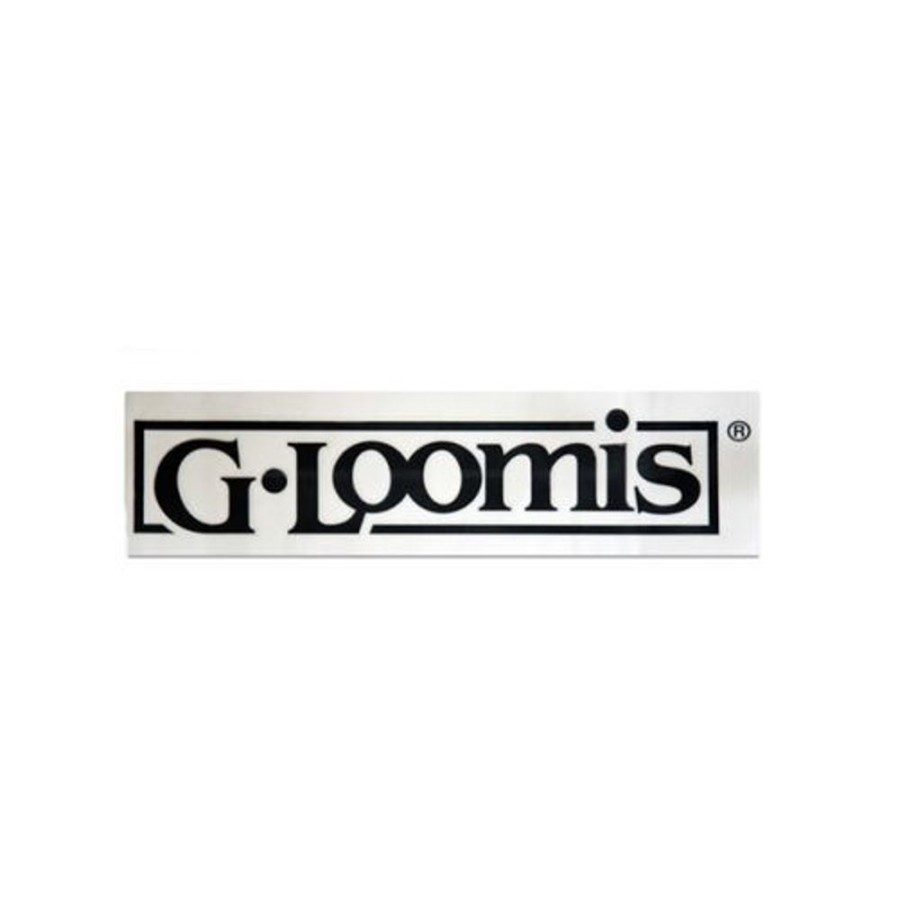 Fishing G. Loomis Decals | G. Loomis Black Block Logo Boat Decal 21" X 4"
