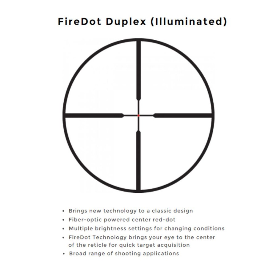 Hunting Leupold Scopes & Sights | Leupold Vx-5Hd 3-15X44Mm Cds-Zl2 Illuminated Firedot Duplex Reticle | 172368