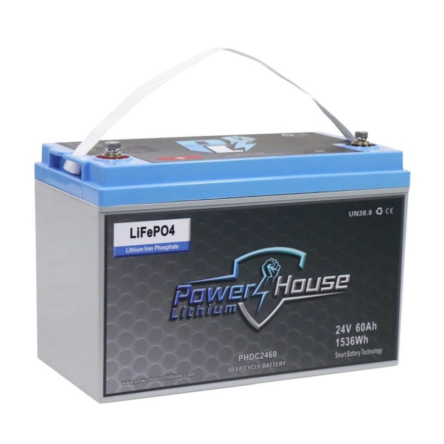 Marine Powerhouse Lithium | Powerhouse Lithium Deep Cycle Battery 24V 60Ah