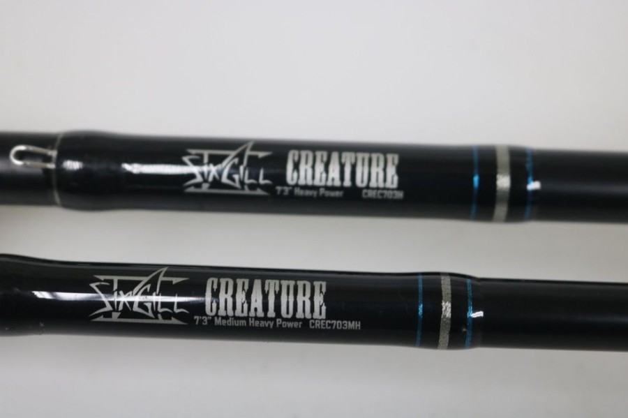 Used SixGill Casting Rods | Sixgill Creature Crec703H And Crec703Mh Casting Rods - Used - Good Condition