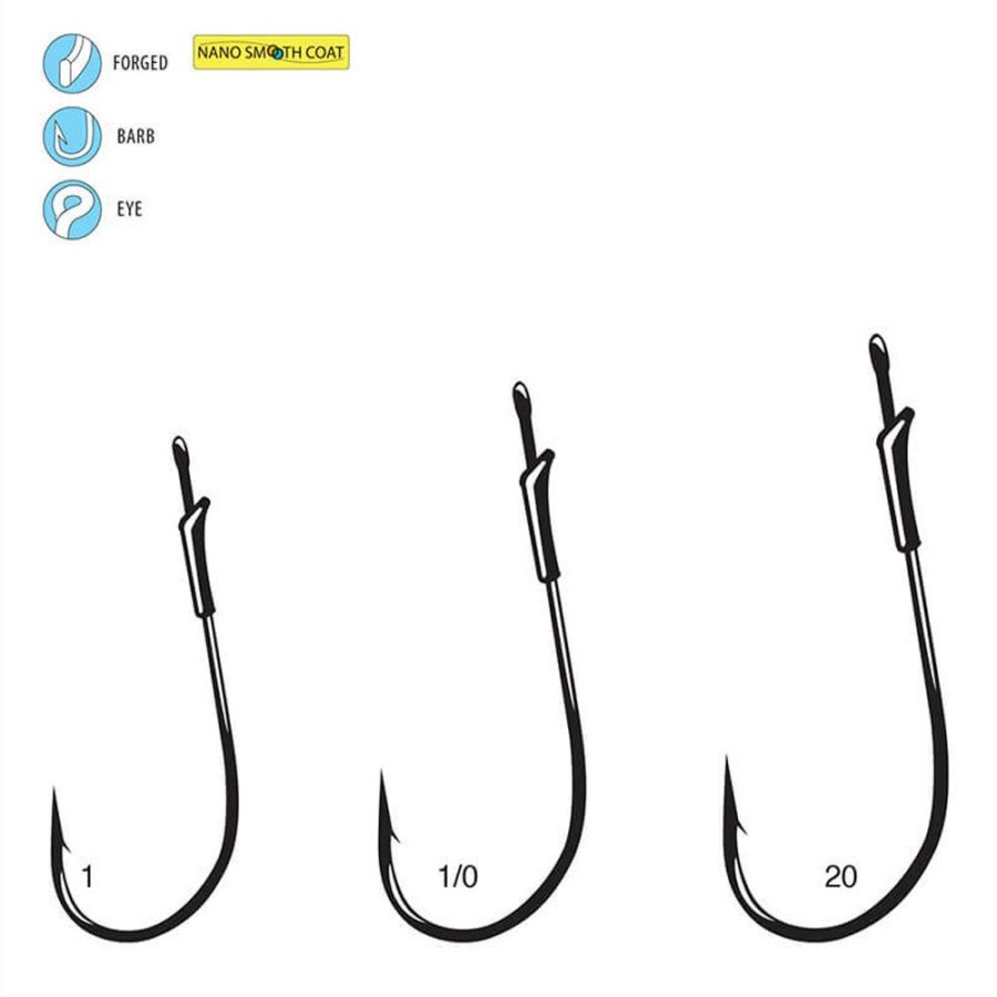 Fishing American Legacy Fishing | Gamakatsu G-Finesse Worm Light With Tin Keeper Hooks