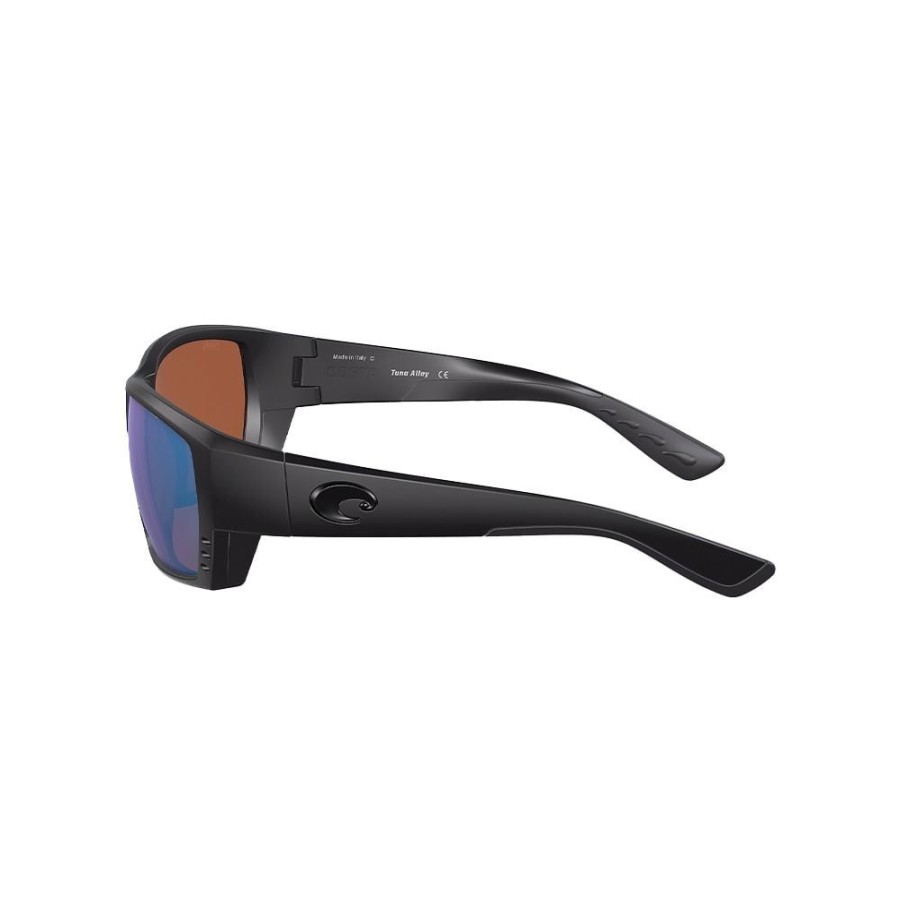 Apparel Costa Del Mar | Costa Del Mar Tuna Alley Sunglasses Blackout Frame Green Mirror 580G | 06S9009 90092162