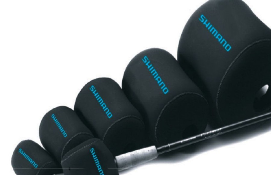 Fishing American Legacy Fishing Rod & Reel Accessories | Shimano Neoprene Casting Reel Covers Black