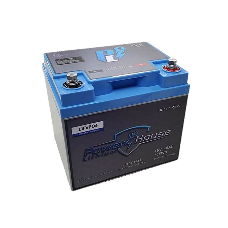 Marine Powerhouse Lithium | Powerhouse Lithium Deep Cycle Battery 16V 48Ah