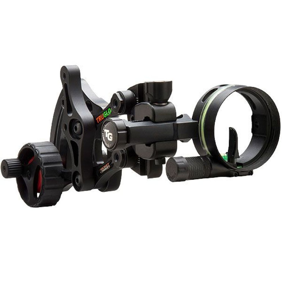Hunting TruGlo Sights | Truglo Bow Sight W/ Light Range Rover Ac Wheel Blk .019 Tg6411B