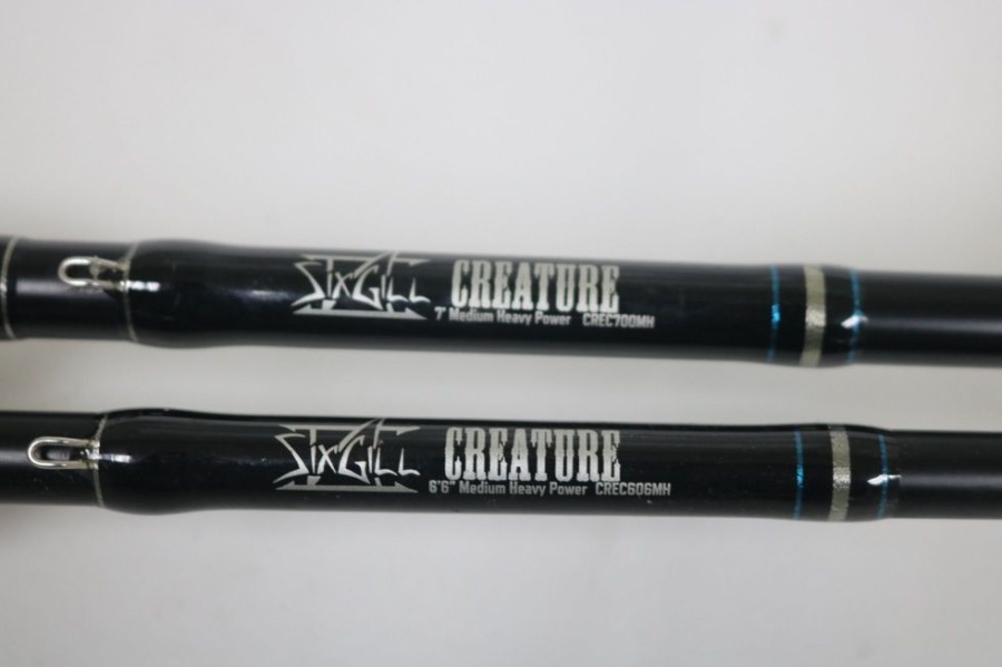Used SixGill Casting Rods | Sixgill Creature Crec700Mh And Crec606Mh Casting Rods - Used - Very Good Condition- American Legacy Fishing, G Loomis Superstore