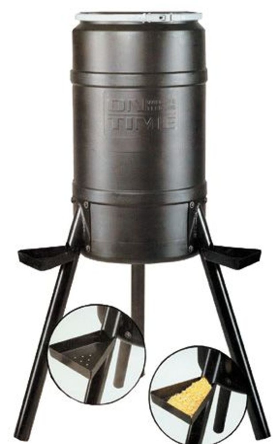 Hunting On Time Feeders | On Time Game Feeder Buckeye Gravity 200# Tripod
