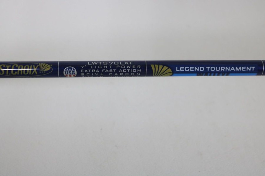 Used St. Croix Spinning Rods | St. Croix Legend Tournament Walleye Lwts70Lxf Used Spinning Rod - Mint Condition - American Legacy Fishing, G Loomis Superstore
