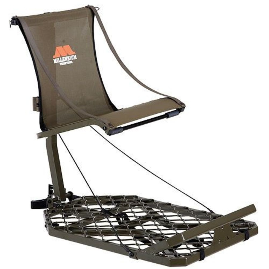 Hunting Millennium Treestands | Millennium M50 Hang On Leveling Steel Tree Stand