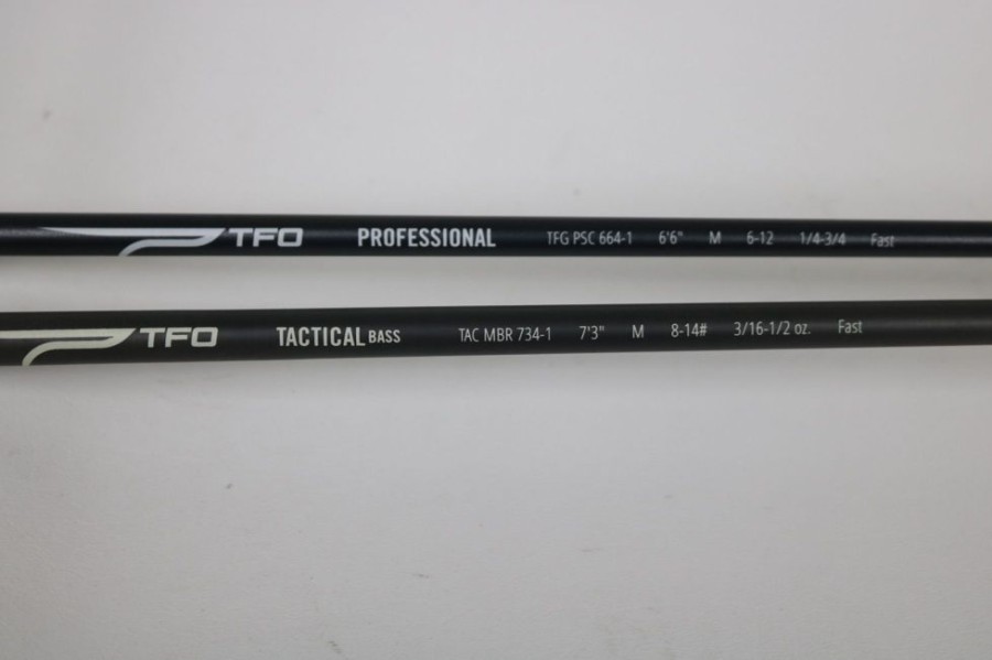 Used Temple Fork Casting Rods | Tfo Professional Tfgpsc664-1 And Tactical Bass Tacmbr734-1 Casting Rod - Used - Very Good Condition - American Legacy Fishing, G Loomis Superstore