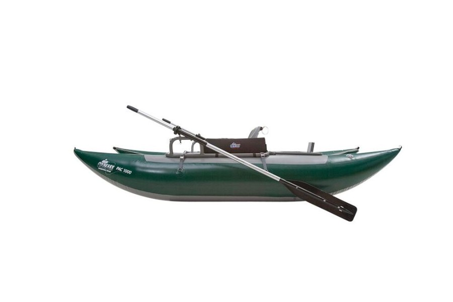 Marine Outcast Sporting Gear | Outcast Sporting Gear Pac 1000 Series Inflatable Pontoon Boat Green