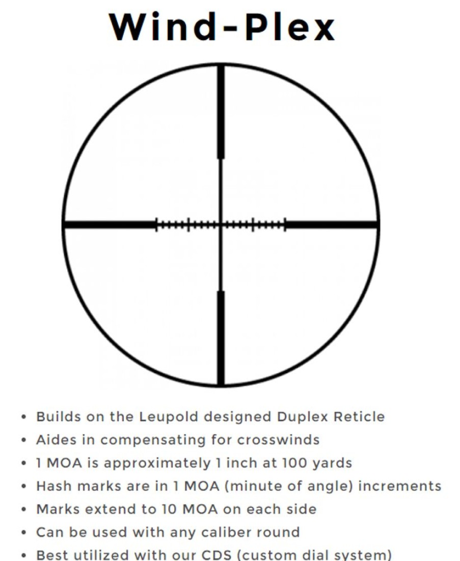 Hunting Leupold Scopes & Sights | Leupold Vx-3I 4.5-14X40Mm Cds Wind-Plex Reticle | 170692