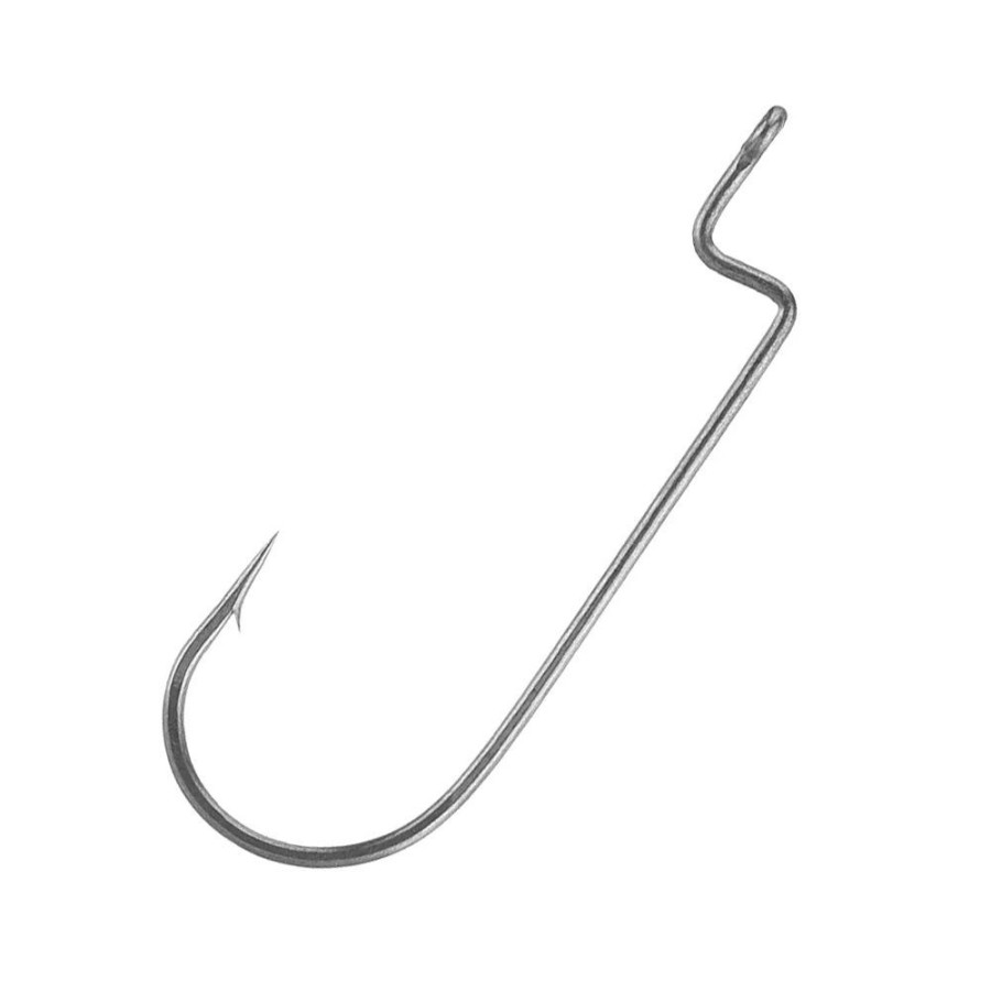 Fishing American Legacy Fishing | Hayabusa Wrm114 Round Bend Offset Fluorine Coated Hooks