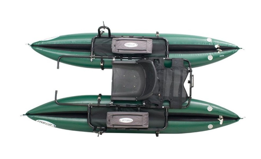 Marine Outcast Sporting Gear | Outcast Sporting Gear Fish Cat Panther Inflatable Pontoon Boat Green