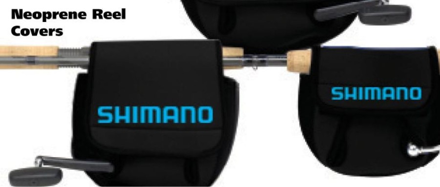 Fishing American Legacy Fishing Rod & Reel Accessories | Shimano Neoprene Spinning Reel Covers Black